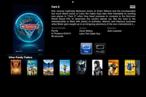 Controlling AppleTV using touch