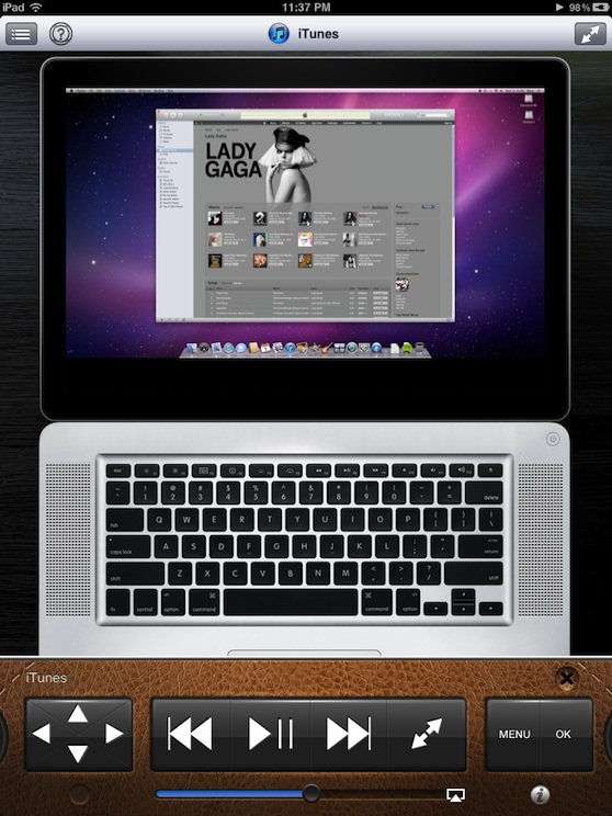 Multimedia Panel with AirPlay support